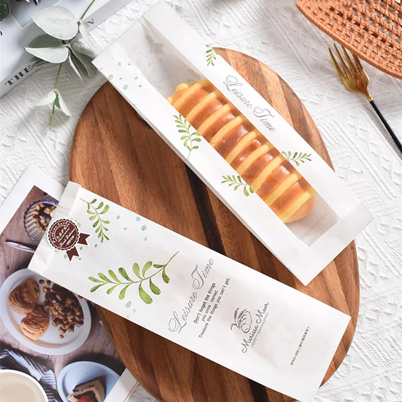 Eco-friendly kraft paper bread bags compared to plastic packaging showing sustainability advantages for bakeries