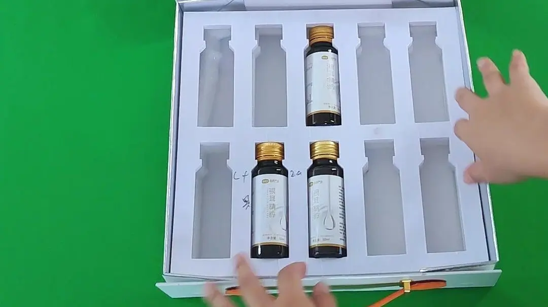 Ultimate Protection: Folding Gift Box with EVA Insert for Fragile Glass Vials