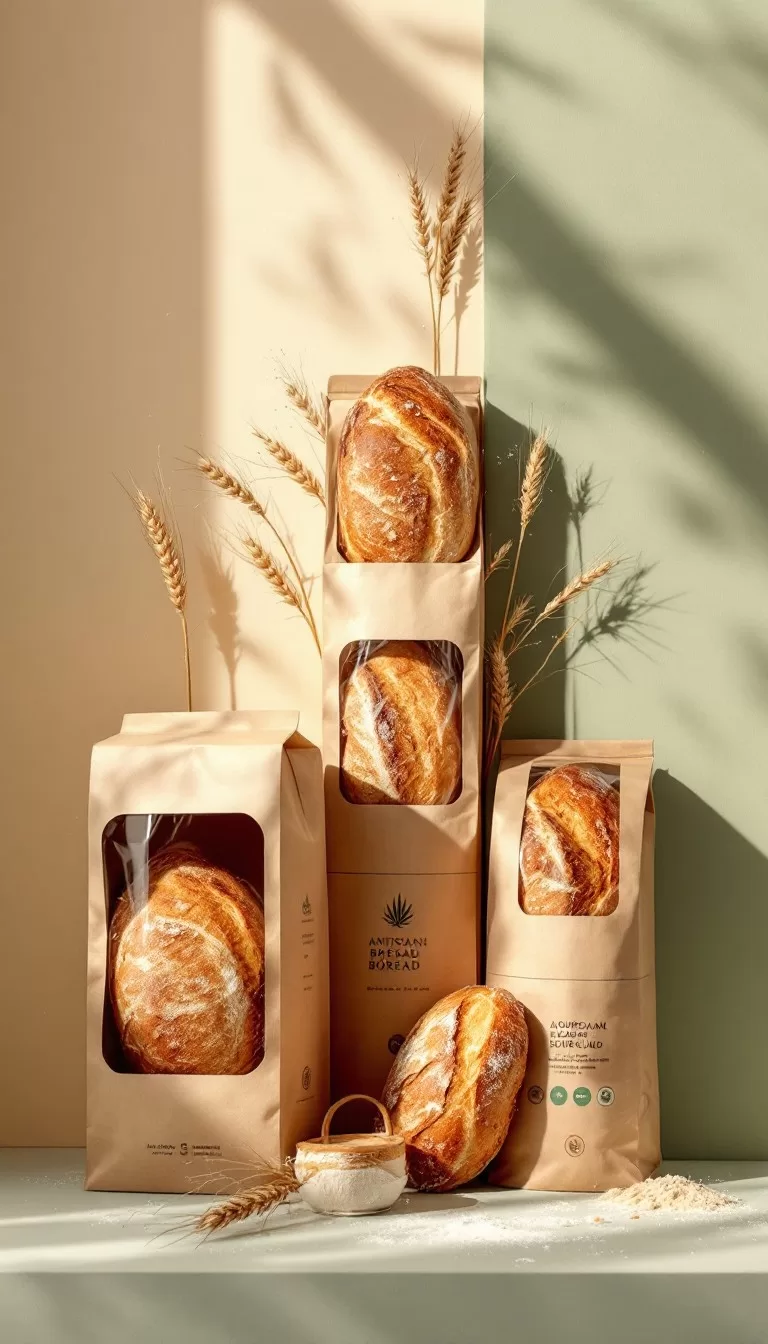 VI branded food packaging bag for takeout and drinks