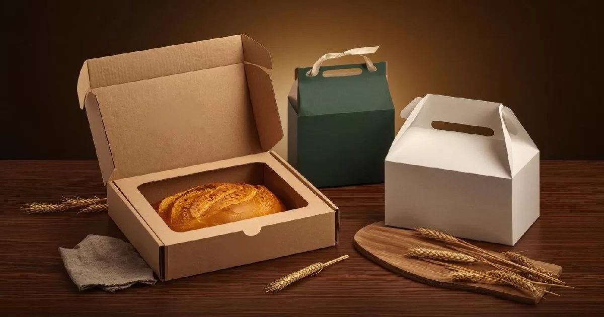 custom bread packaging manufacturer UGI Packaging food safe box structures Guangzhou