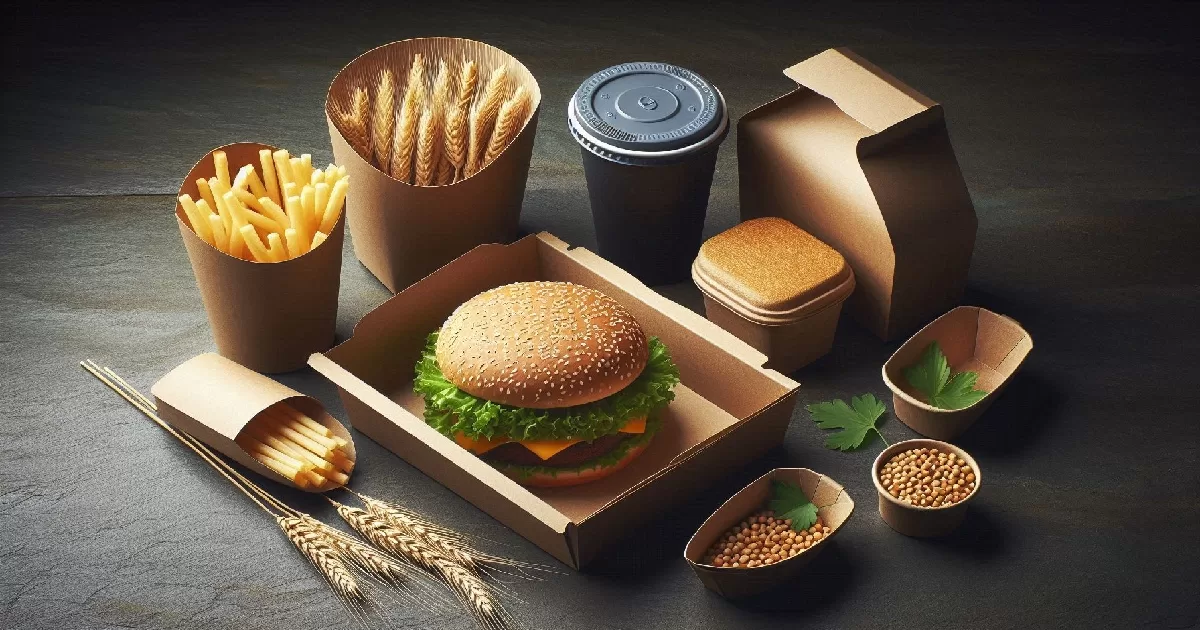custom fast food packaging manufacturer UGI Packaging wholesale disposable paper containers Guangzhou